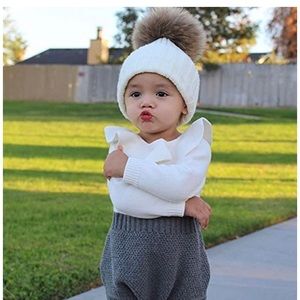 Long sleeve sweater romper